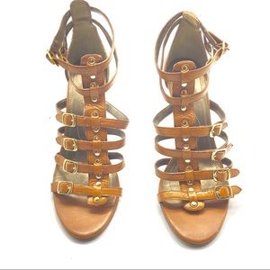 Gladiator open toe high heels Tahari